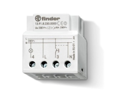 Releu pas cu pas (teleruptor) 10A 1ND 230V Finder 139182300000 foto