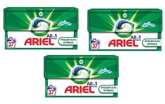 Detergent Rufe ARIEL All in One PODS Mountain Spring - 111 Capsule foto