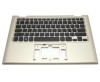 Tastatura Dell Neagra 0KNM 0M1UI11 cu Palmrest auriu, 460 00K1A 0001 cu Palmrest auriu, 490 00K07 0S1D cu