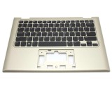 Tastatura Dell Inspiron Neagra 11 3147 cu Palmrest auriu, 11 3148 cu Palmrest auriu