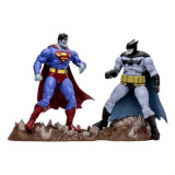 DC Multiverse Set 2 figurine articulate Bizarro &amp; Batzarro 18 cm
