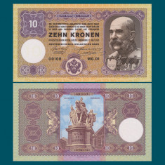 !!! BANCA AUSTRO-UNGARA - FANTASY NOTE , 10 KRONEN 2021 , FRANZ JOSEPH - UNC