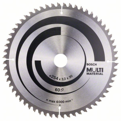 Bosch Panza ferastrau circular Multi Material, 254x30x3.2mm, 60T ProAdvanced PowerfulTools foto
