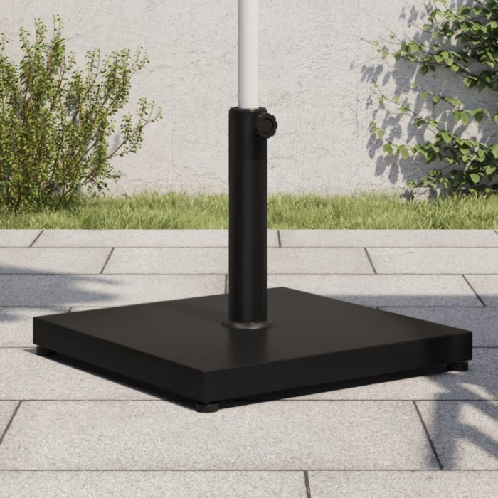 vidaXL Suport umbrelă pentru st&acirc;lpi &Oslash;32/38/48 mm, 18 kg, pătrat