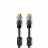 Cablu HDMI Nedis Ethernet 2.5m 4K 60HZ 18Gbps antracit