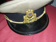 Cascheta militara veche cu emblema coifura,1995,starea care se vede,T.GRATUIT foto