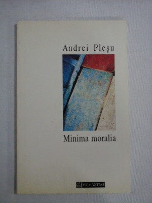 MINIMA MORALIA - ANDREI PLESU foto