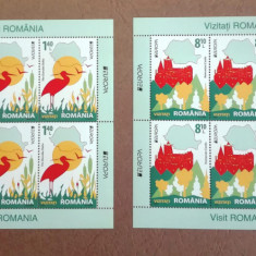 TIMBRE ROMANIA MNH LP1938c/2012 EUROPA 2012-VIZITATI ROMANIA MINICOALA 6 TIMBRE