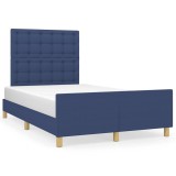 Cumpara ieftin Cadru de pat fara saltea Albastru 120x190 cm tesatura