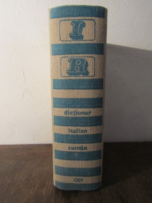 DICTIONAR ITALIAN - ROMAN , EDITIA A II-A REVIZUITA SI ADAUGITA , 1971 foto