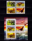 RO 2005 ,LP 1675+a ,&quot;Dinozauri din Tara Hategului&quot; , serie+colita 350 , MNH