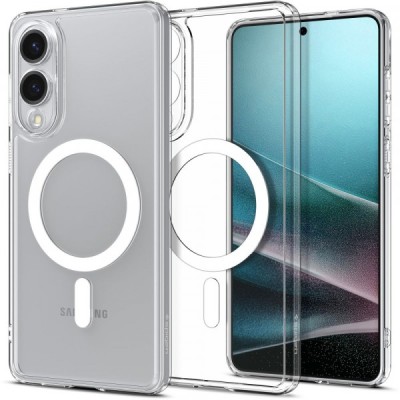 Husa MagSafe pentru Samsung Galaxy S25 Edge S937, Spigen, Ultra Hybrid, Alba foto