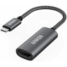Adaptor video Anker, USB Type-C(T) la HDMI (M), , rezolutie maxima 4K la 60Hz, nu, plug and play, carcasa Aluminiu, gri, &quot;A83120A1&quot; (timbru verde 0.18