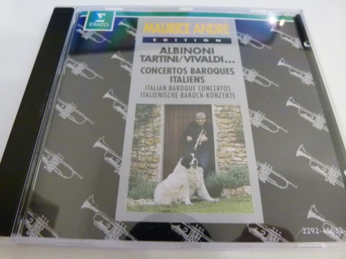 Alobinoni , ,Tartini, Vivaldi - Maurice Andre, cd