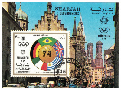 SHARJAH 1972 - Sport, J.O. Munchen / bloc CTO foto