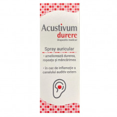 Spray auricular Acustivum, 20ml, Zdrovit