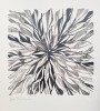 Bogdan Tanase Marinescu - Miniatura abstracta caligrafica, semnat, 2024, Nonfigurativ, Cerneala, Abstract