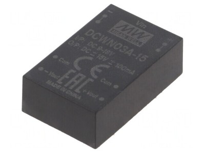 Convertor DC/DC 3W 9-18V la &amp;plusmn;15V DIP24 foto