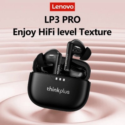 Casti Bluetooth Wireless Lenovo Lp3 Negru foto