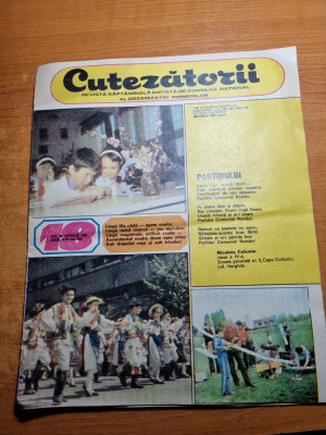 revista cutezatorii 30 aprilie 1981-muzeul satesc dracsani foto