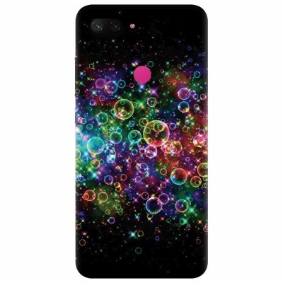 Husa silicon pentru Xiaomi Mi 8 Lite, Rainbow Colored Soap Bubbles foto