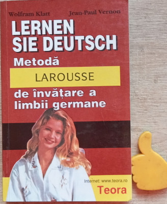 Lernen sie Deutsch Metoda Larousse de invatare a limbii germane Wolfram Klatt foto