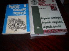 TONY BRILL -TIPOLOGIA LEGENDEI POPULARE ROMANESTI, vol II+ Legende geografice foto