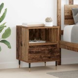 vidaXL Dulap de noapte 2 pcs Lemn vechi 40 x 35 x 50 cm Lemn compozit 882650