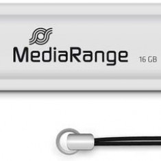 Stick USB MediaRange MR915, 16GB, USB 3.0 (Argintiu)