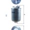 MAHLE KL 410D filtru combustibil