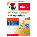 D3 + K2 + Calciu + Magneziu Aktiv 30 comprimate Doppelherz