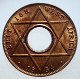 1.469 AFRICA DE VEST COLONIE BRITANICA BRITISH WEST AFRICA 1/10 PENNY 1954 XF/AU