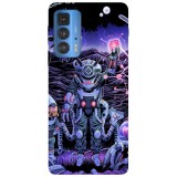 Husa compatibila cu Motorola G20 model Alien Entity, Silicon, TPU, Viceversa, Transparent, Carcasa