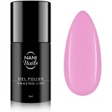 NaniNails NANI Amazing Line lac de unghii sub forma de gel culoare Pink Sky 5 ml