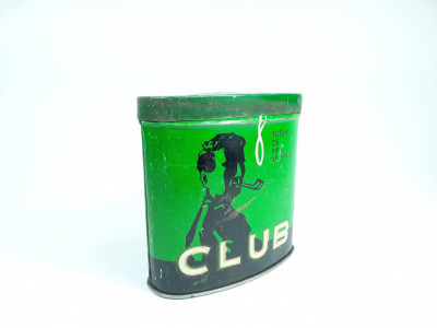 i Cutie veche de tabla pentru tutun pipa aromatizat Club Timisioara, varianta 1 foto