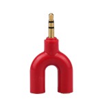 3.5mm Jack Jack Male la 2x Audio Female 3.5mm Y Splitter-Culoare Roșu, Oem