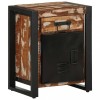 VidaXL Noptiera multicolor 40x30x50 cm lemn masiv recuperat 4013561