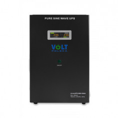 Volt Polska Sinus UPS 800 + baterie 55Ah (500/800W) sursă neîntreruptibilă
