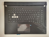 Carcasa superioara cu tastatura palmrest Laptop Gaming, Asus, ROG Strix G15 G512LU, G512LV, G512LW, G512LWS, 90NR0341-R33UI0, G512LWS-1C, conector ilu