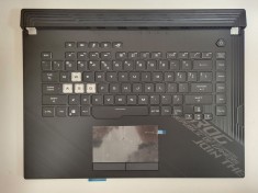 Carcasa superioara cu tastatura palmrest Laptop Gaming, Asus, ROG Strix G15 G512LU, G512LV, G512LW, G512LWS, 90NR0341-R33UI0, G512LWS-1C, conector ilu foto
