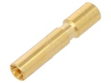 Pin mamă aurit 2mm crimpat pe cablu