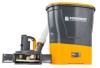 Semănătoare electrică Powermat PM-SAK-20T, 20L, baterie 12V, reglare &icirc;mprăștiere 0.5-3m, ideală pentru semințe și fertilizare