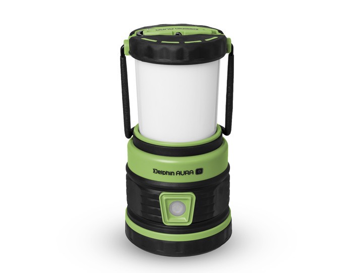 Lampă de camping multifunctionala &quot;Aura&quot; 18.5x9.5cm, 500 lumeni - Delphin