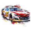 Sticker Chevrolet Rally Car Two , Autocolant Auto Sportiv