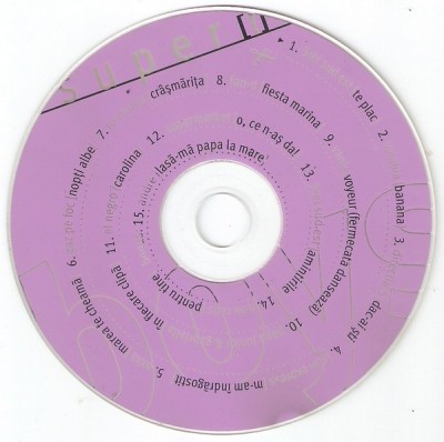 CD Super [!]: 3rei Sud Est, Directia 5, Valahia, Latin Express, fără coperți foto