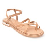 Sandale FLAVIA PASSINI nude, V951G60, din piele naturala
