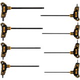 Vorel 56629 - Set chei cu maner in T si profil hexagonal cu cap sferic 8 bucati