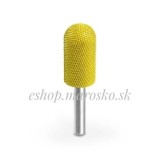 Biax sculptura lemn SABURR - Cap semirotund 16mm X 32mm, Granulatie Saburr FINA - GALBENA