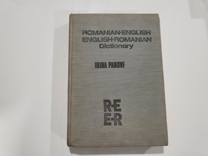 Romanian-english, english-romanian.Dictionary de Irina Panovf