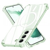 Husa MagSafe pentru Samsung Galaxy S22+ 5G S906, Techsuit, Shockproof, Transparenta
